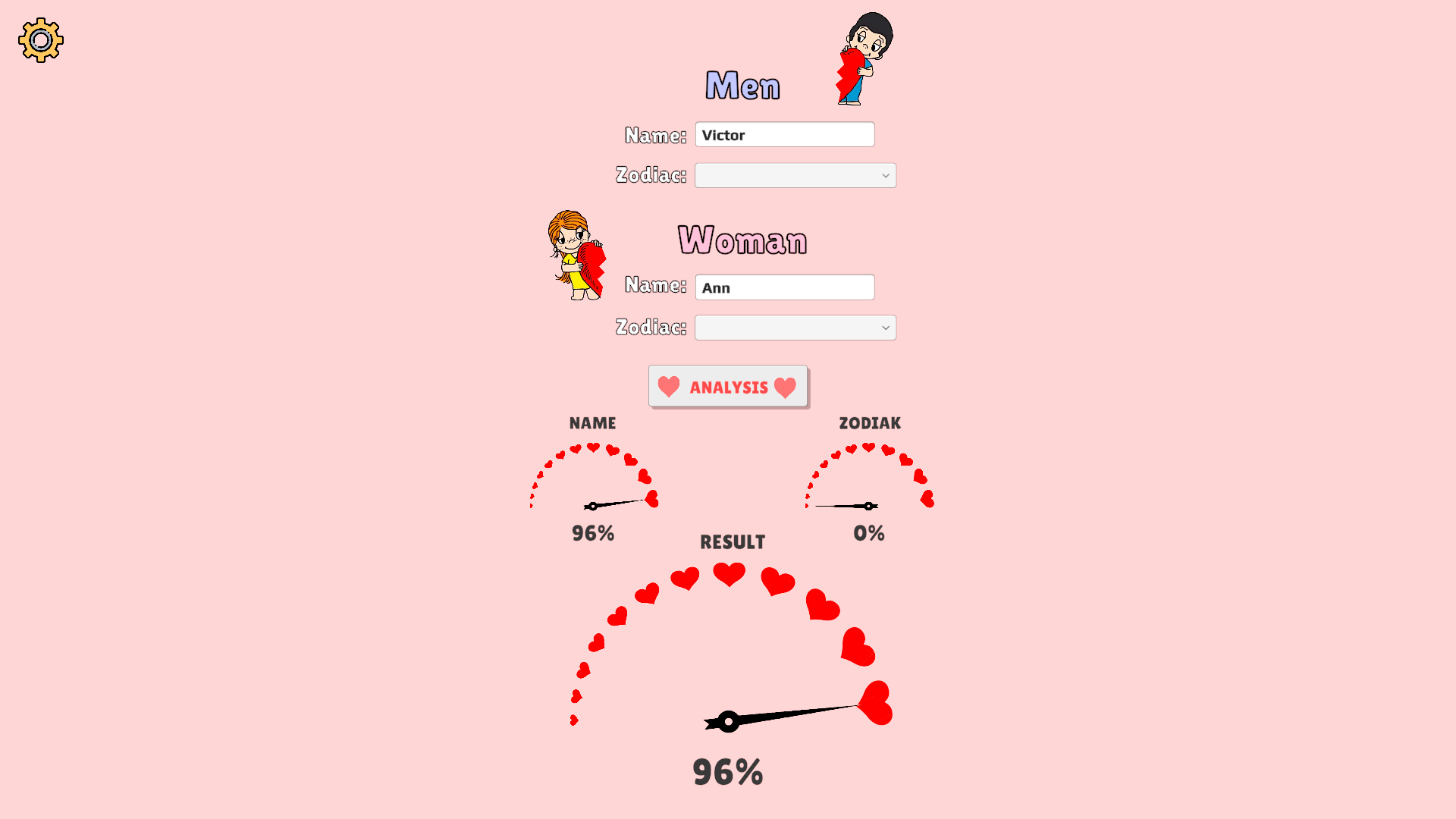 Love Meter. Merge pair. screenshot