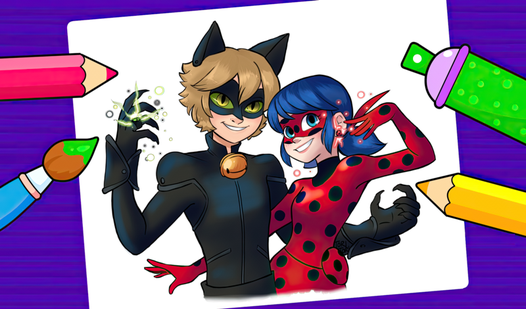 Miraculous: Ladybug & Cat Noir - Coloring book