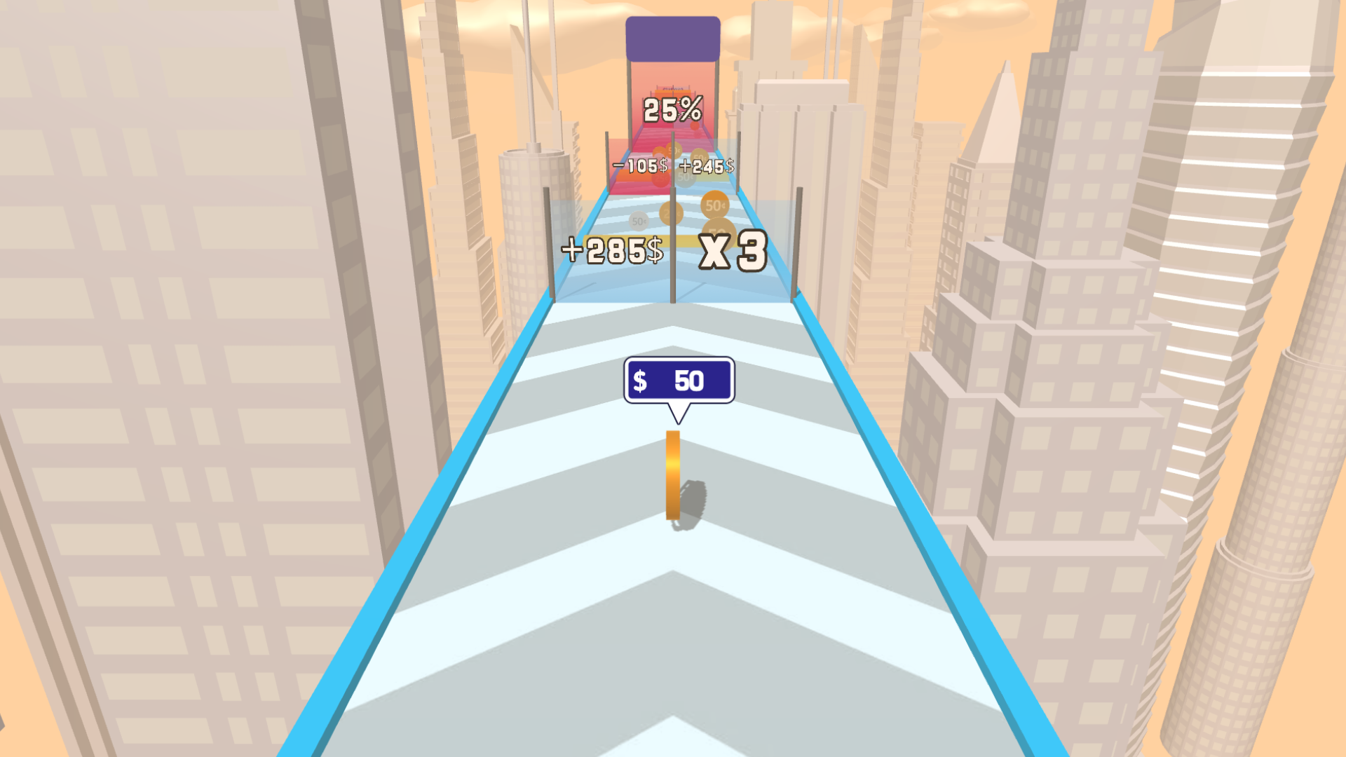 Coin Roll Rush: 3D Runner screenshot