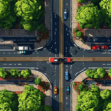 Street traffic: driving in the city