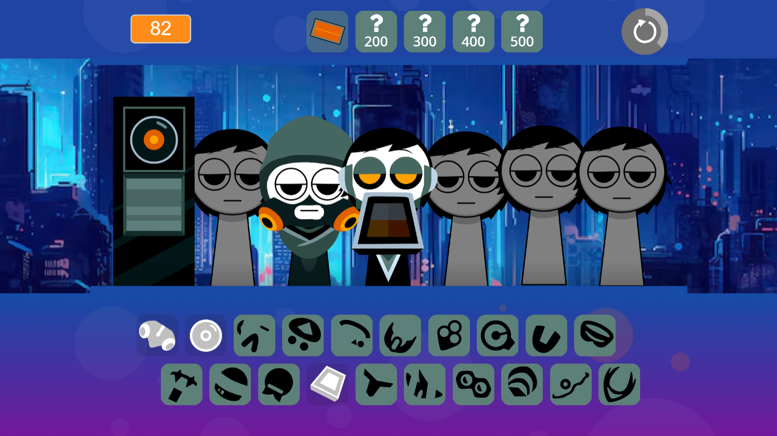 Sprunki Cyberpunk screenshot