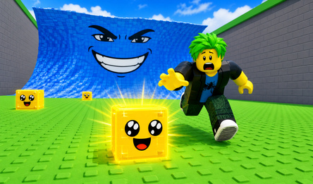 Escape Waves for Lucky Blocks