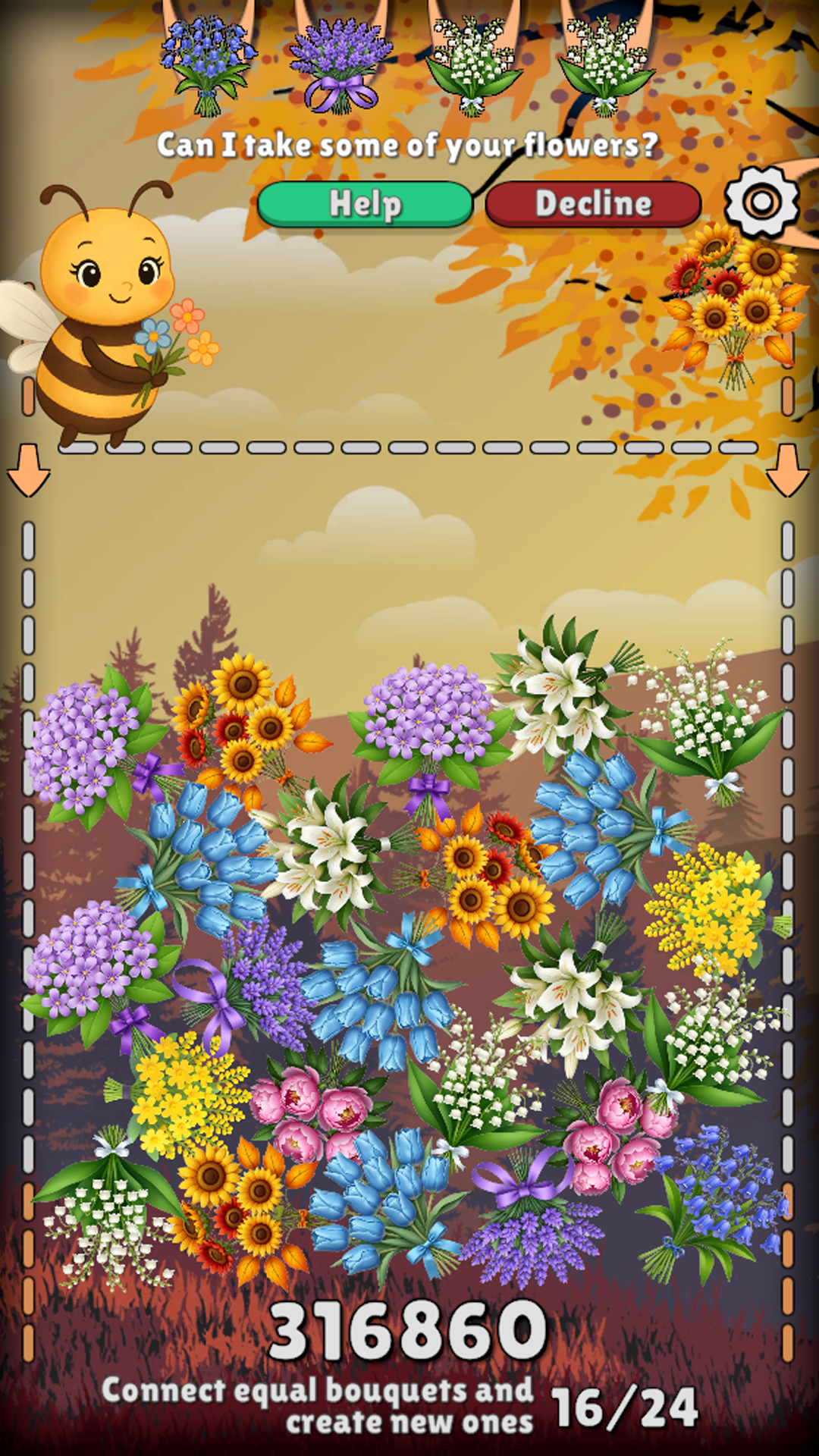 Connect Bouquets - Flower Garden screenshot 7