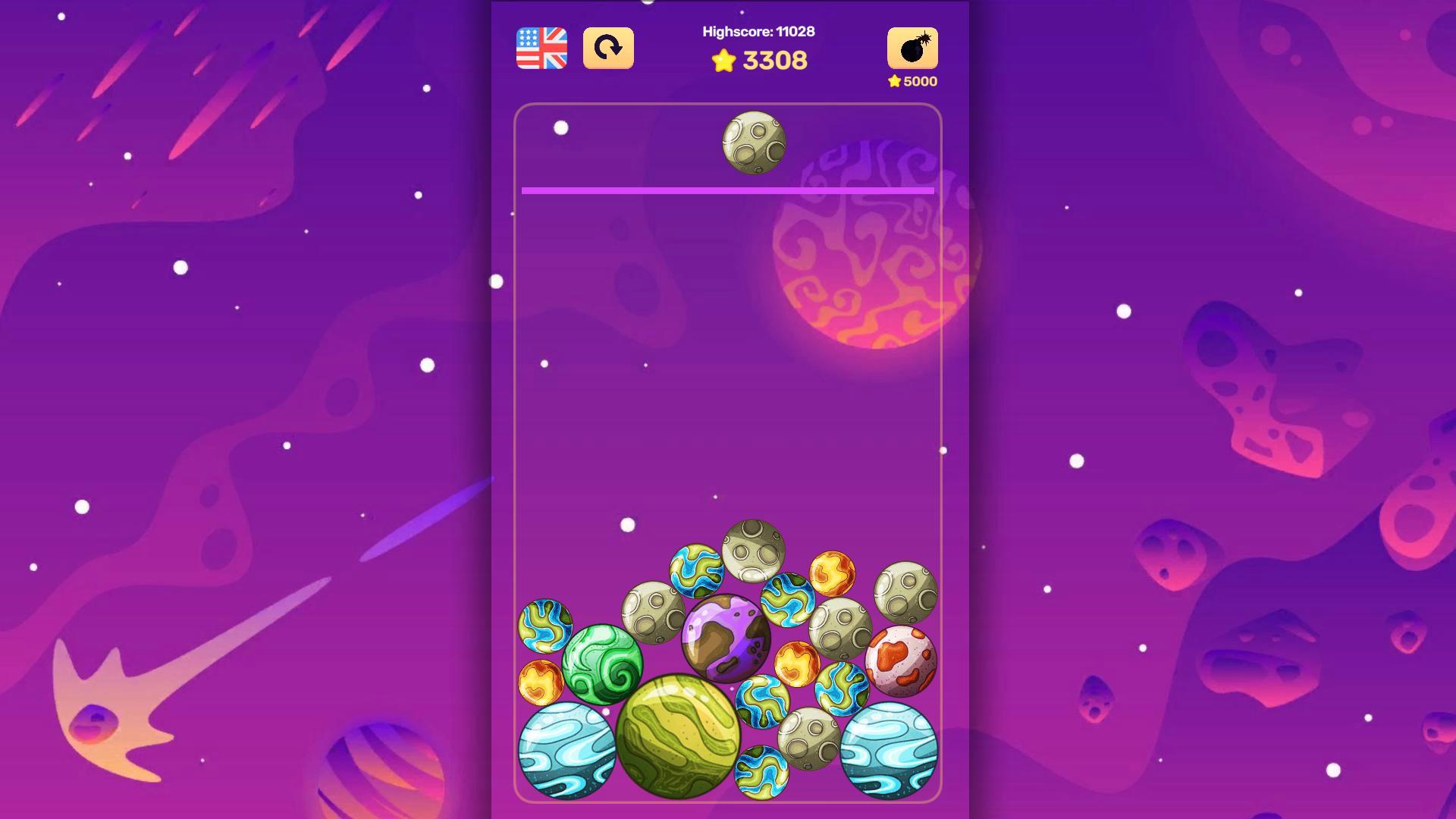 Merge balls: Planets connect screenshot