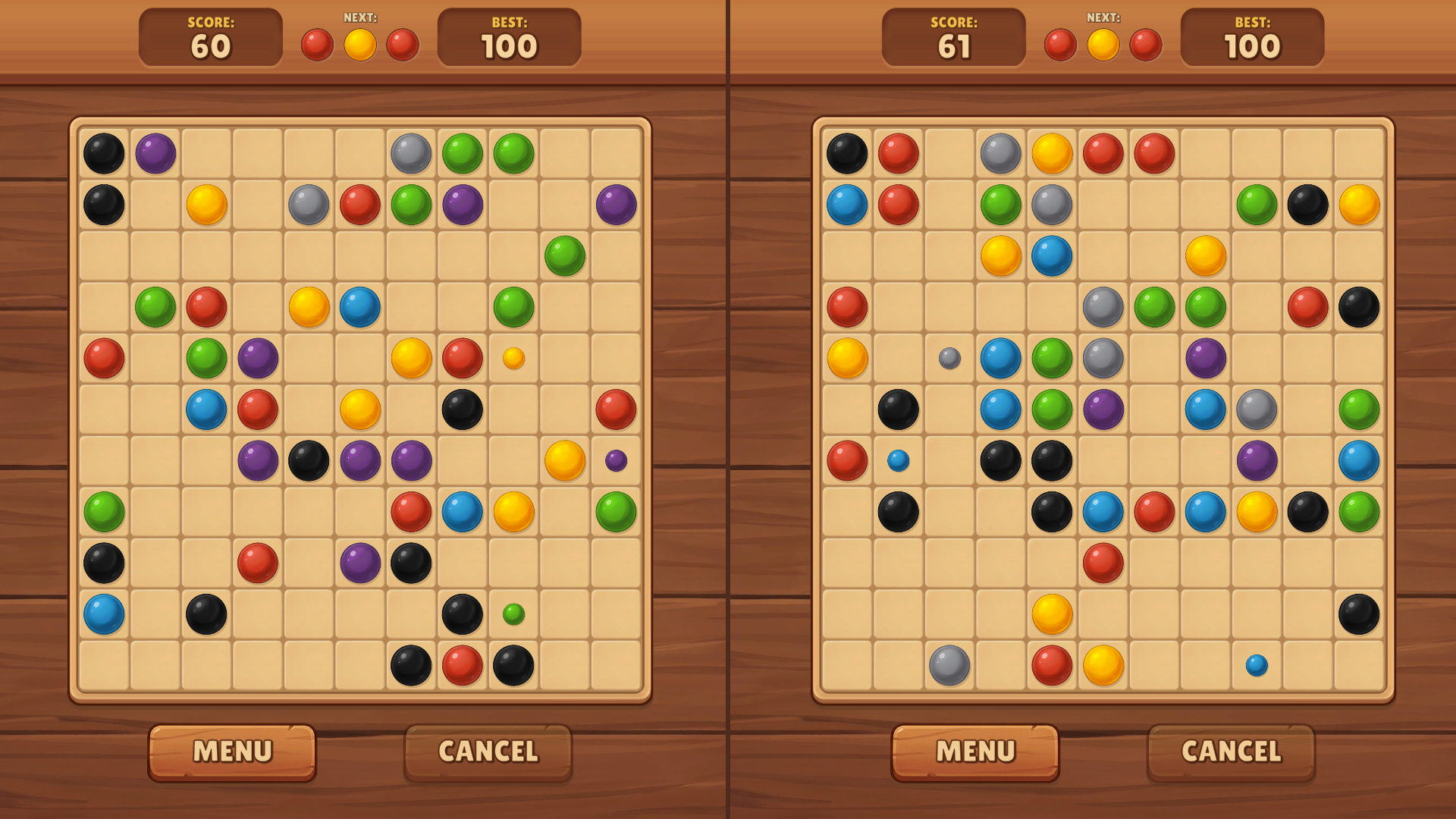 Lines 98: Color Balls screenshot 3