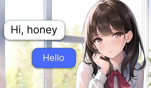 Chatting with anime girls