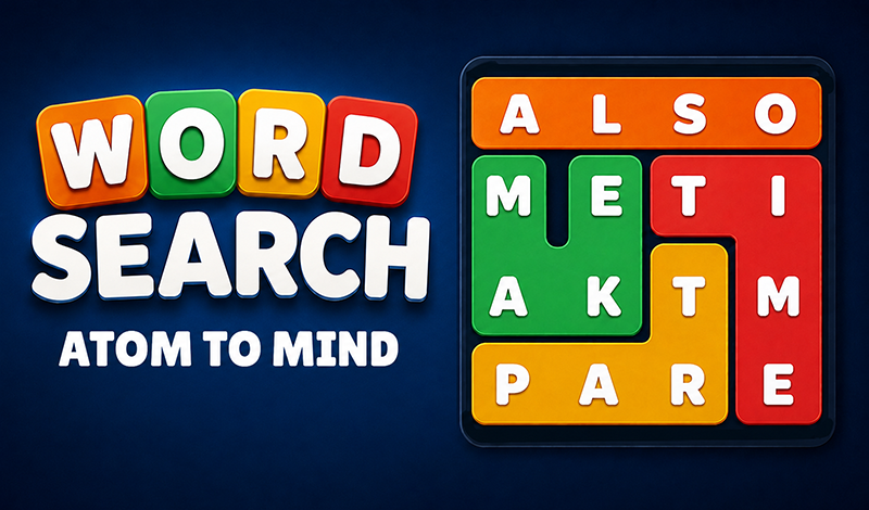 Word Search: Atom to Mind game cover