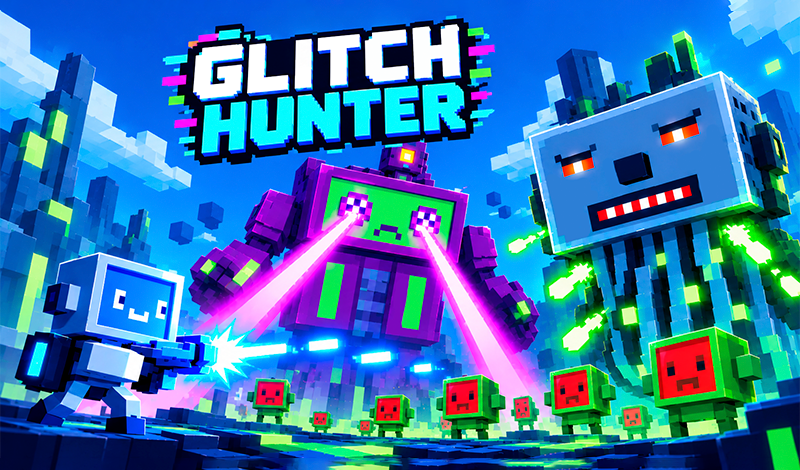 Glitch hunter game cover
