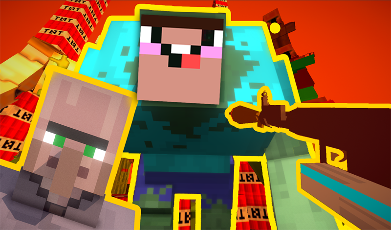 Noob vs Village - Destruction Simulator game cover