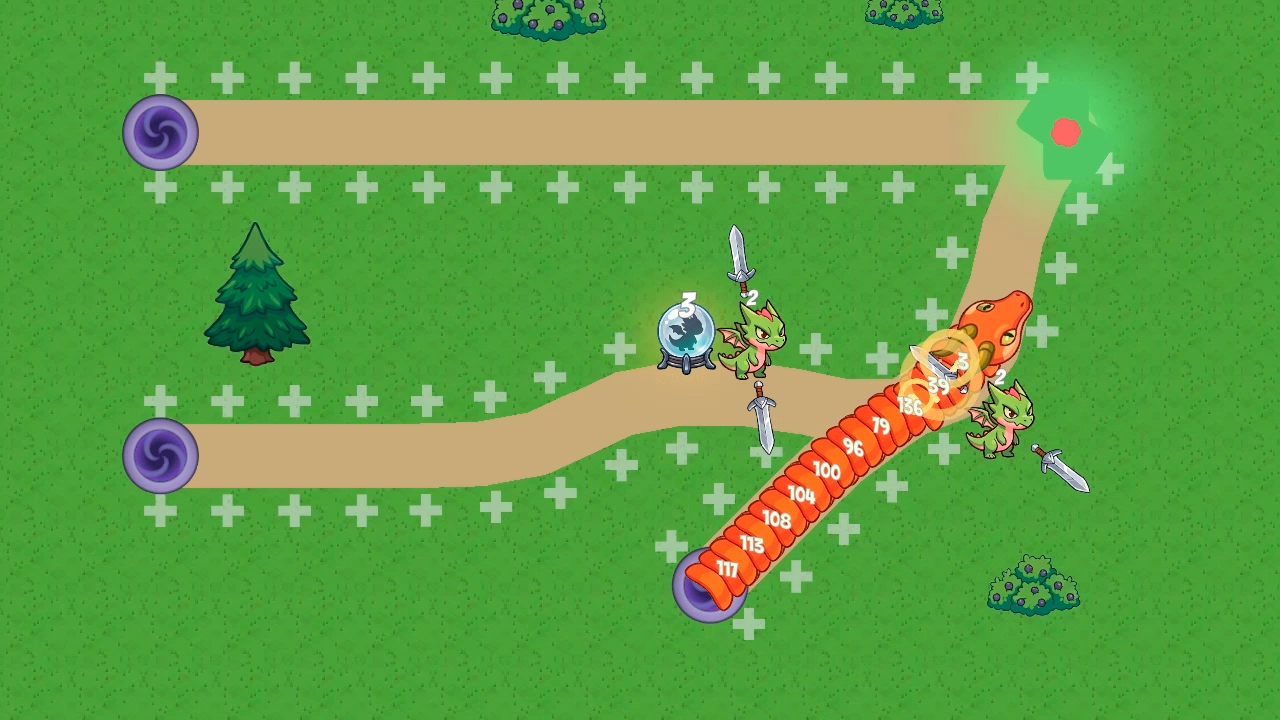 Snake Attack: Merge and Slash — screenshot 3