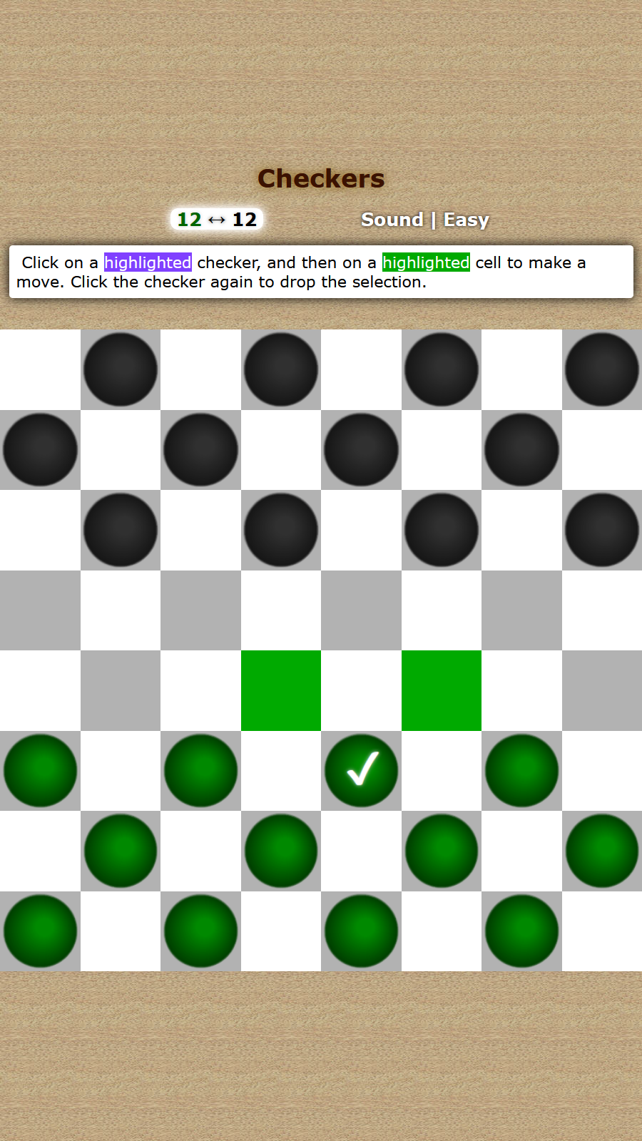 Checkers screenshot 4