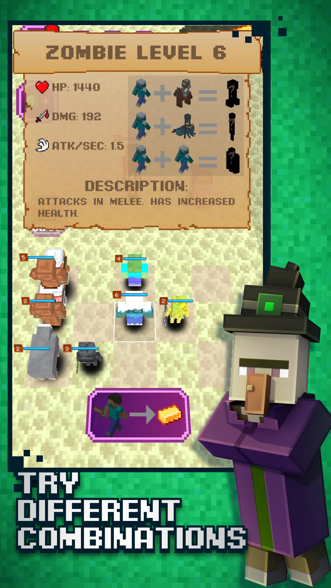 Craft Mobs: Create a Monster and Fight! screenshot 8