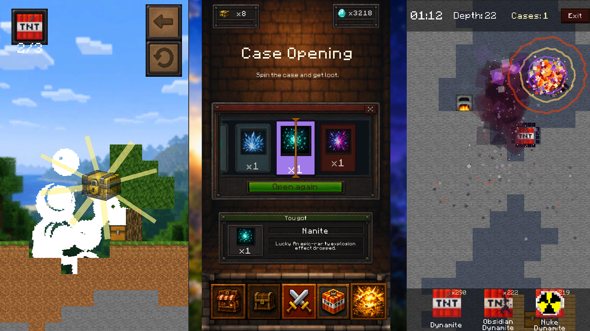 Blast mutants: Cases, Factory & Dynamite! — screenshot 2