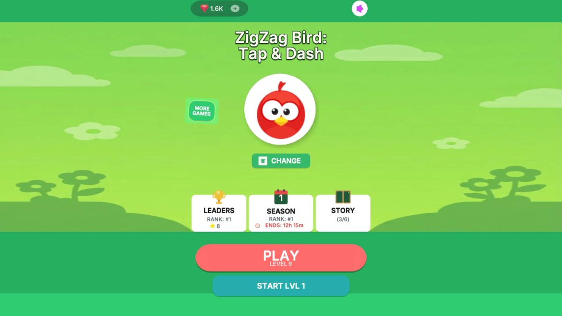 ZigZag Bird: Tap & Dash — screenshot 1