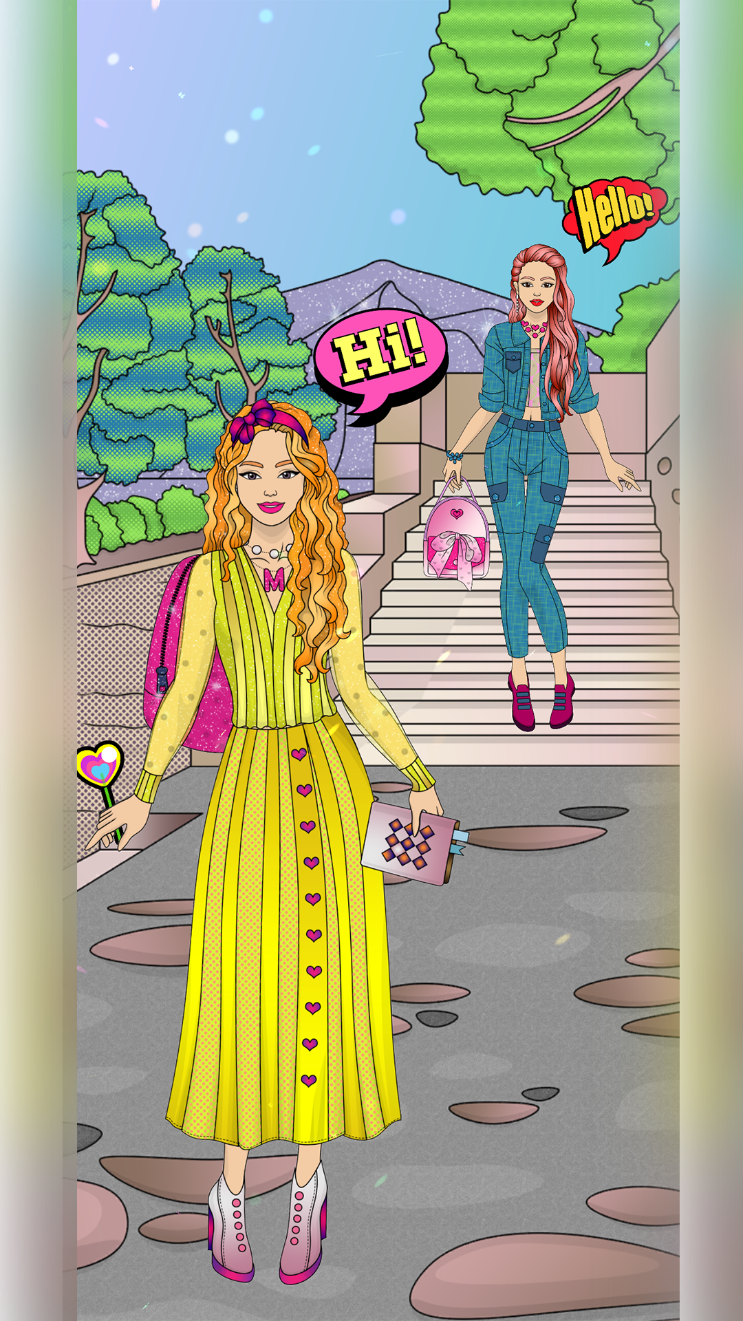 College Girls Coloring screenshot 13