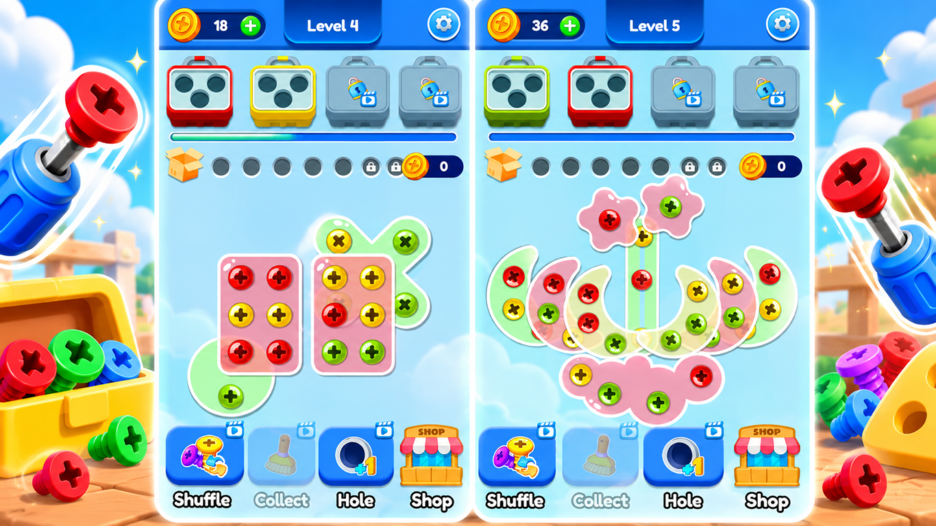 Screw Puzzle screenshot 2