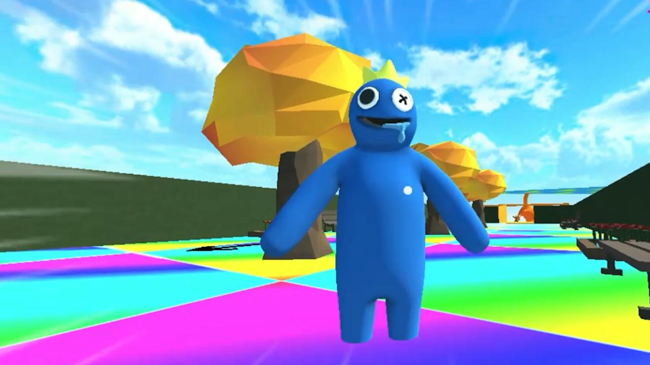 Rainbow Friends versus Barry : Obby screenshot
