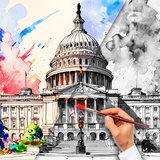 Coloring book online: "Architecture"