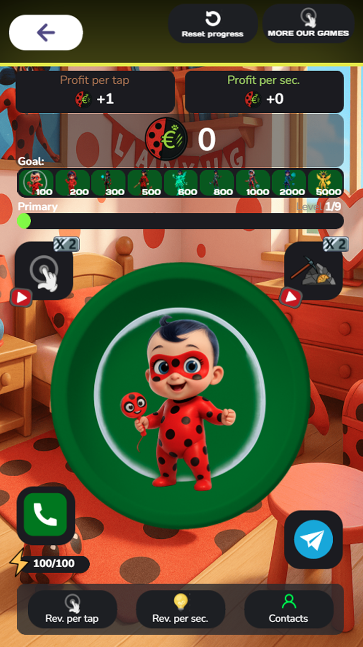 Lady Bug and Cat Noir Call: Chat Prank, Video Call screenshot 4