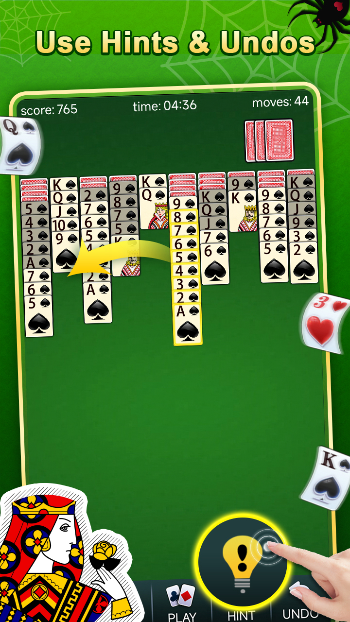 Spider King : Solitaire Game screenshot 10