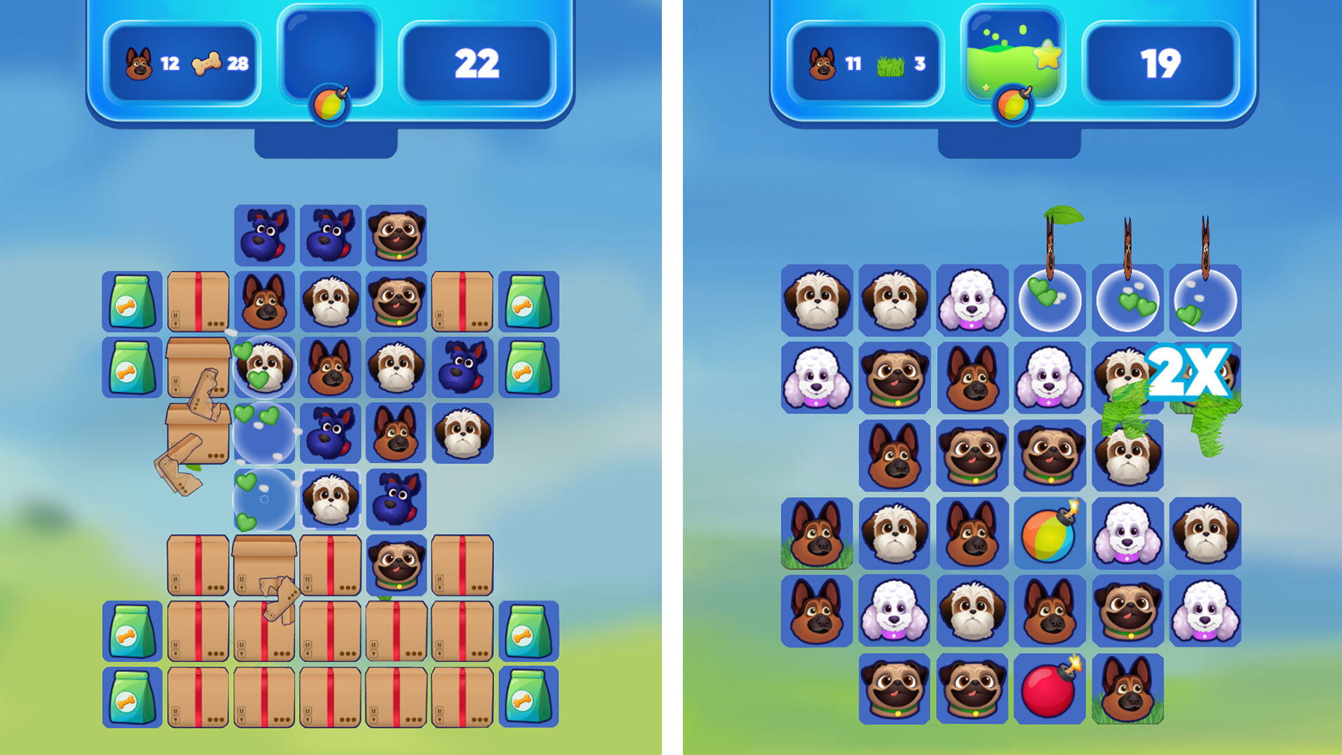 Puppy Paw Match — screenshot 1