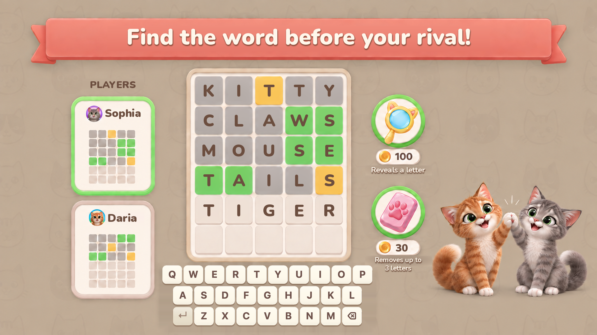 Meow-battle: Guess the Word screenshot 1