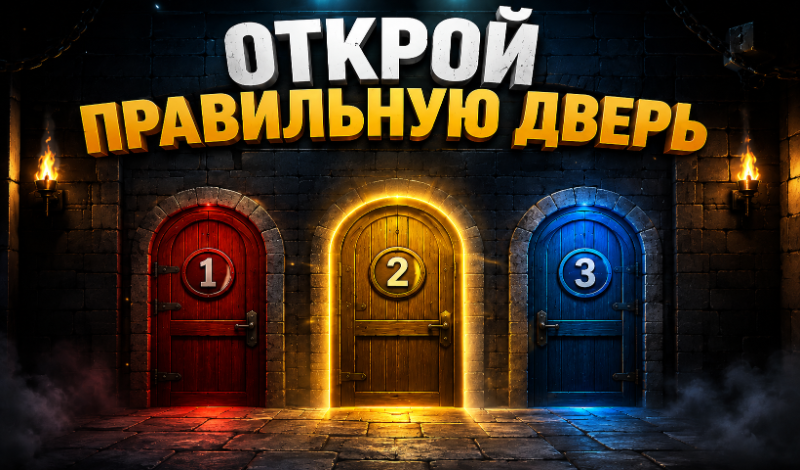 Открой Правильную Дверь game cover