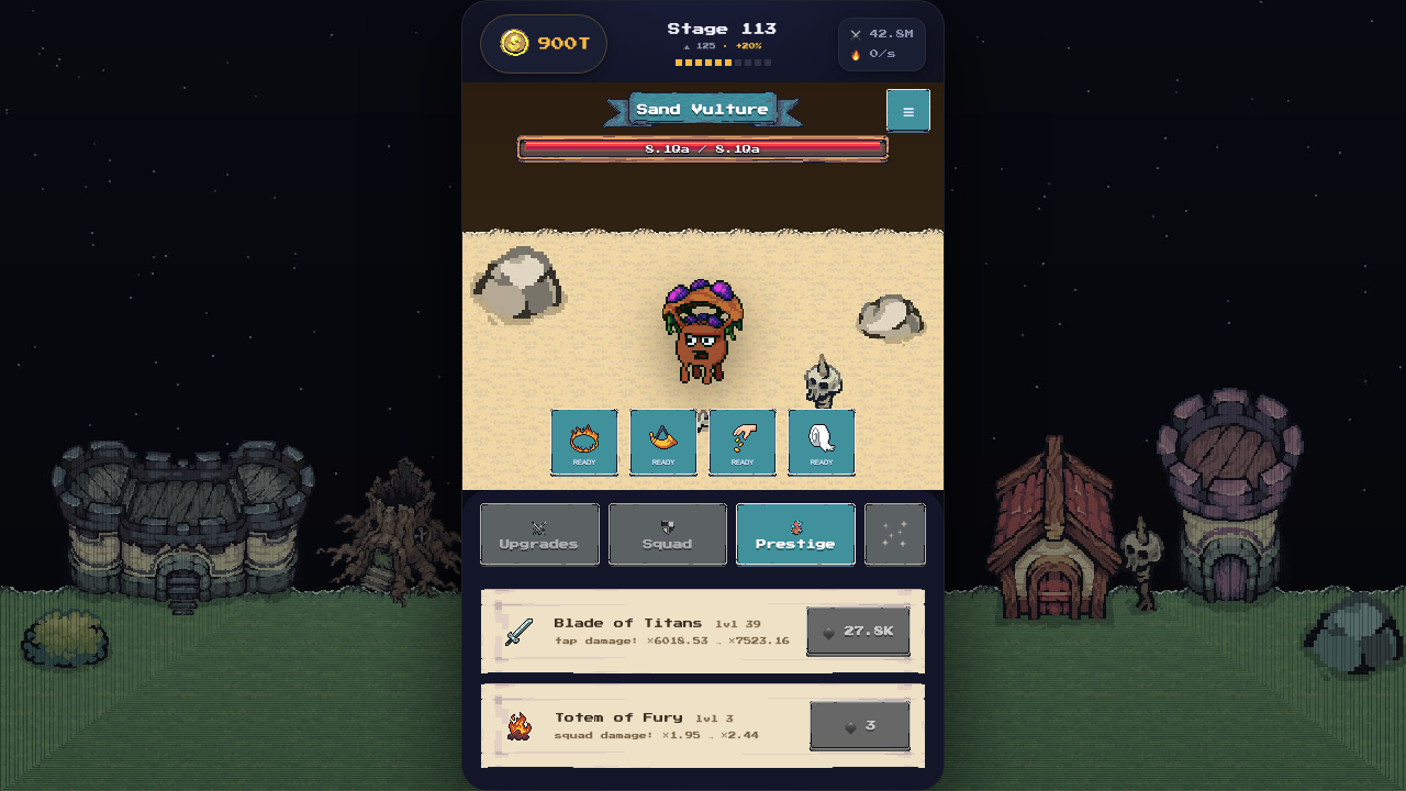 «Tap Legends» - fantasy clicker — screenshot 3