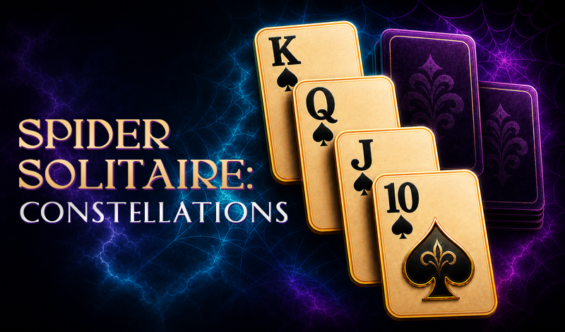 Spider Solitaire: Constellations game cover