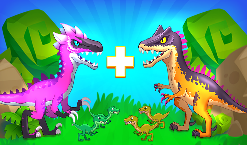 Merge Master: Dinosaurs War game cover