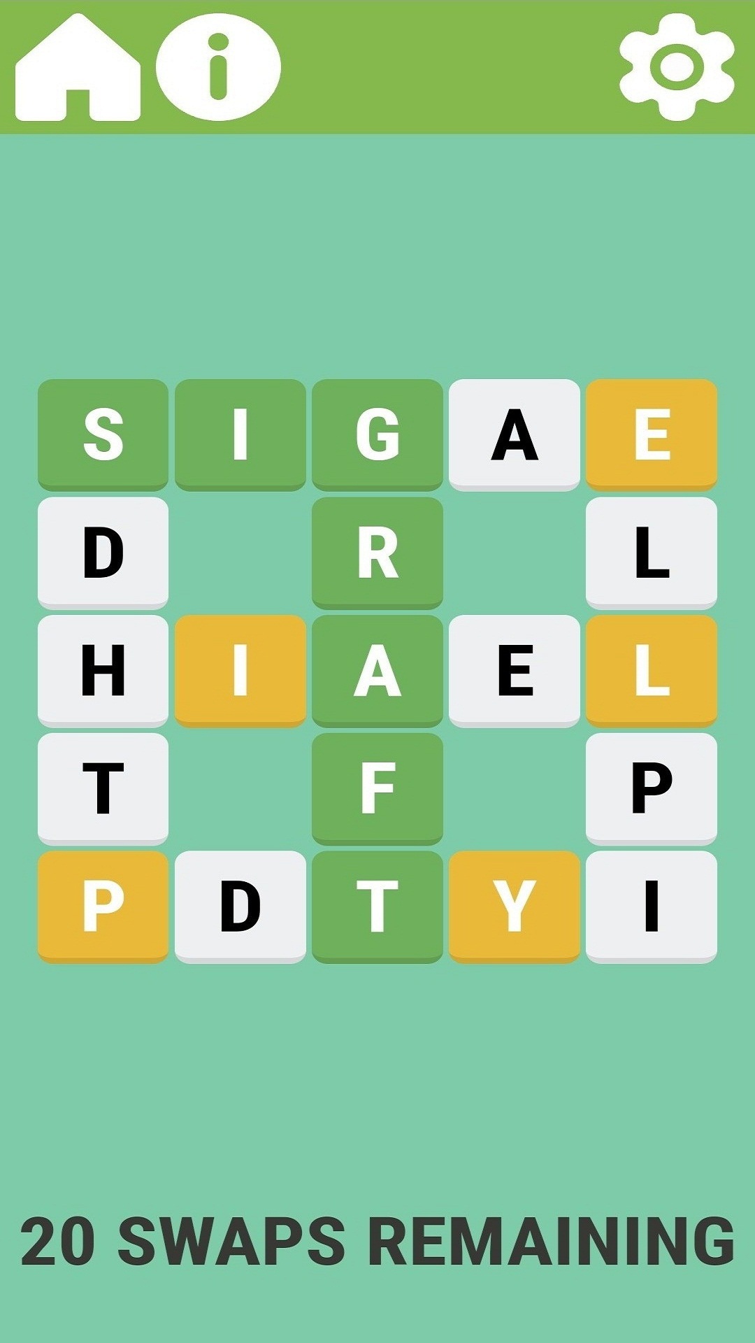 Waffle. Word game screenshot 8