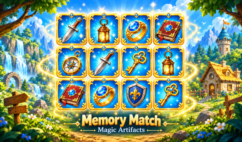 Memory Match: Magic Artifacts game cover