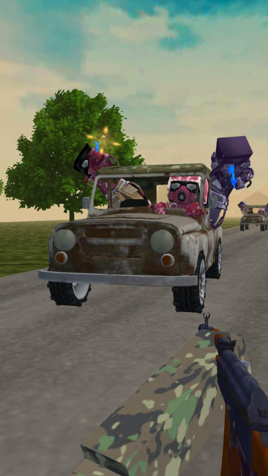 Obby: Shooter on Cars screenshot 13