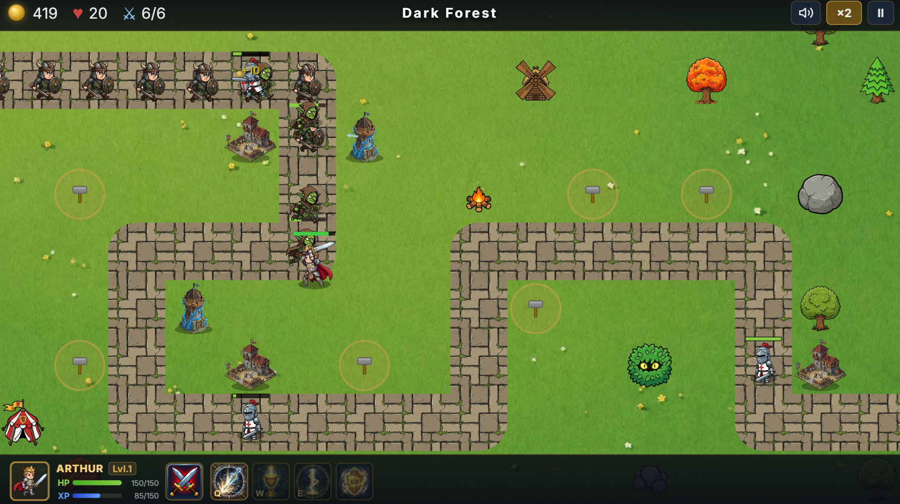 Merlin: Defense of Camelot — screenshot 5