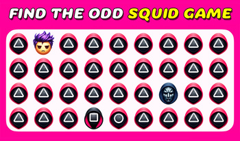Find the odd Squid Game