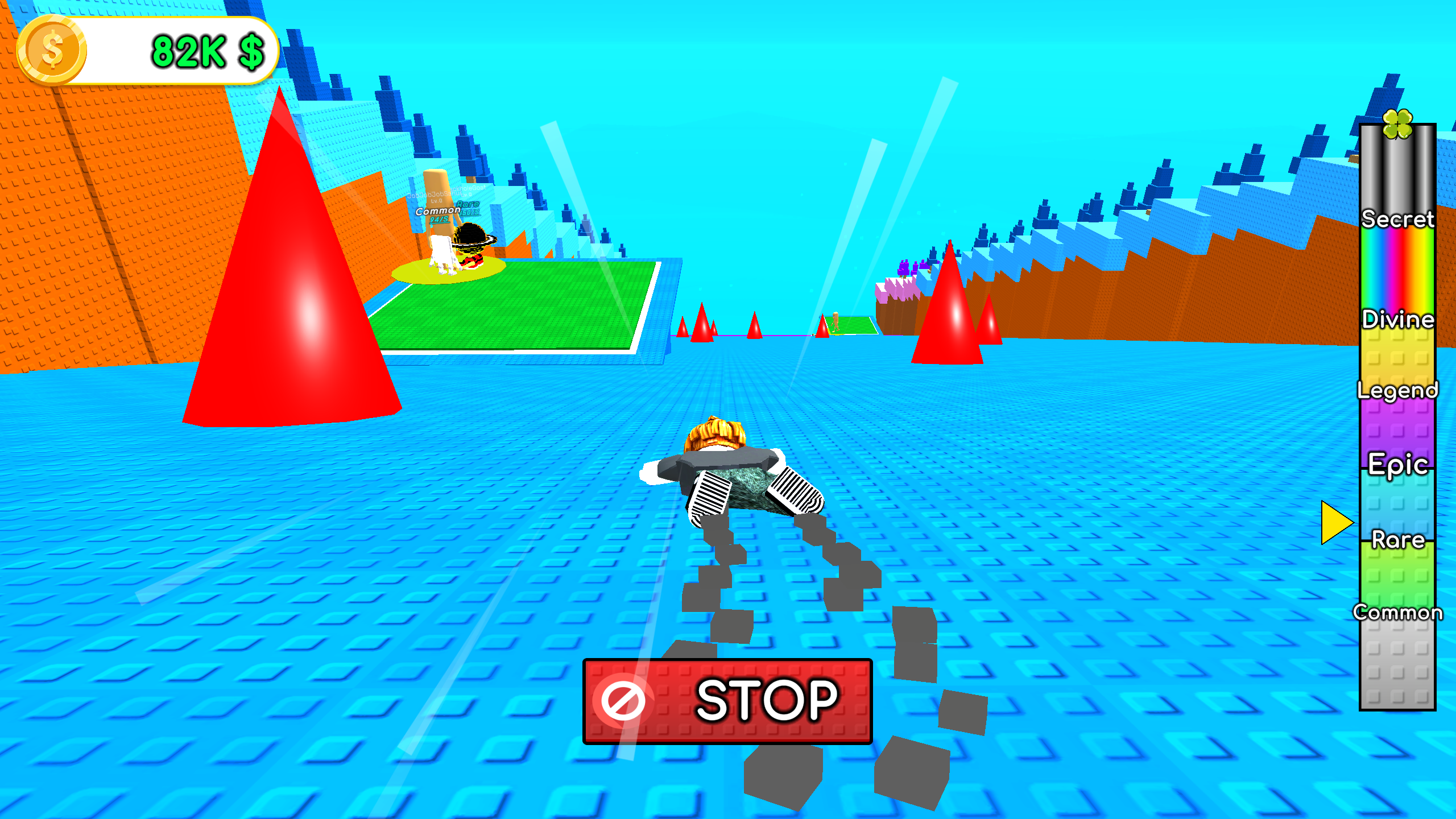 Slide and Get Brainrot Obby +1 Tycoon 3D screenshot