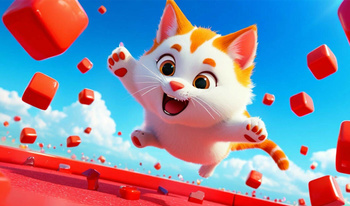 Jumping Cats: Fun Trampolines 3D