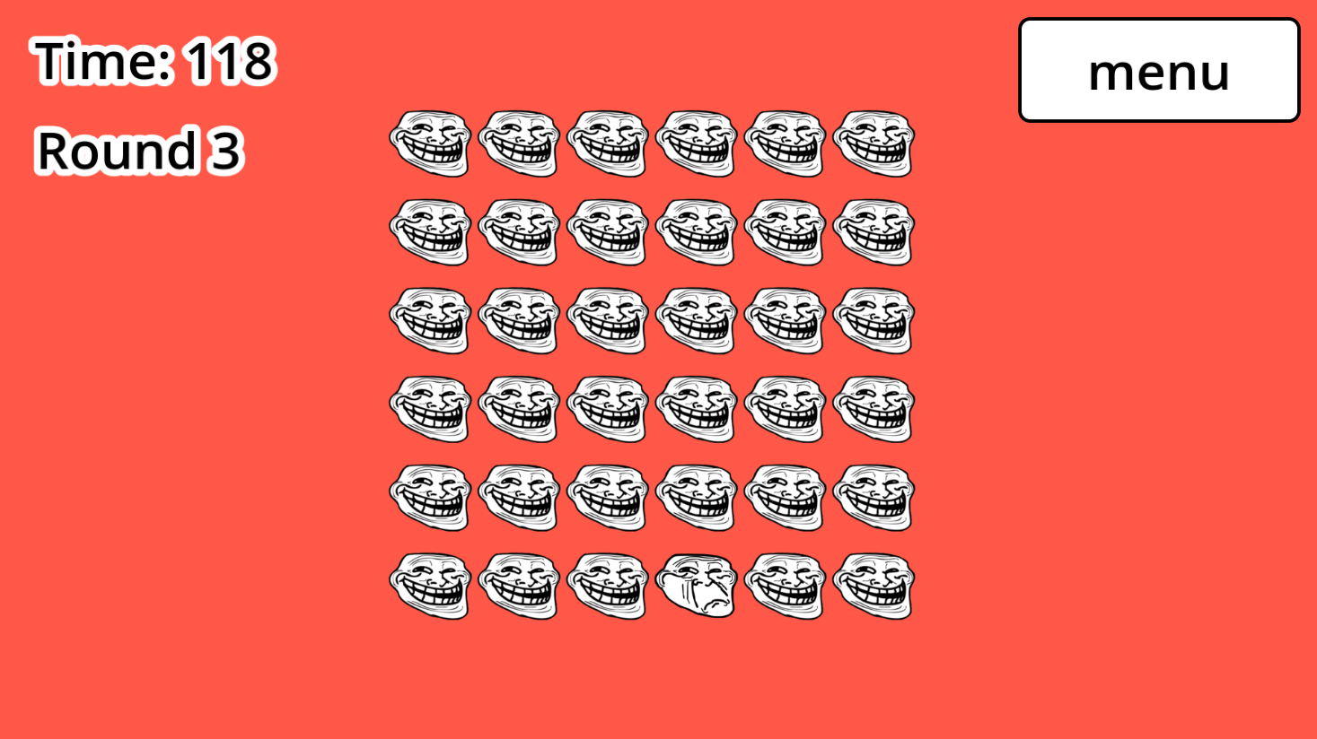 Find the sad trollface — screenshot 3