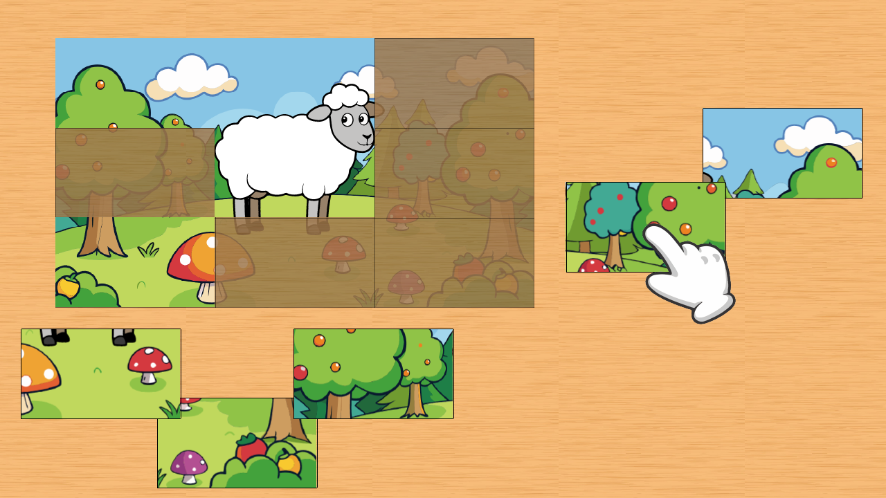 Children's puzzles: Animals screenshot