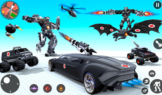 Tiger Robot and Motorcycle: Transformers  loading=