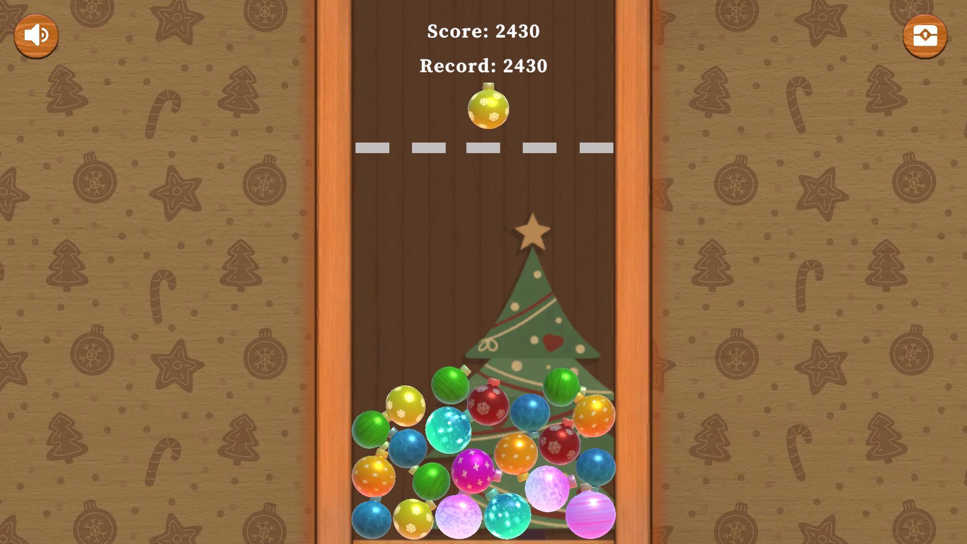 Merge Balls: New Year's Toys in 3D! screenshot