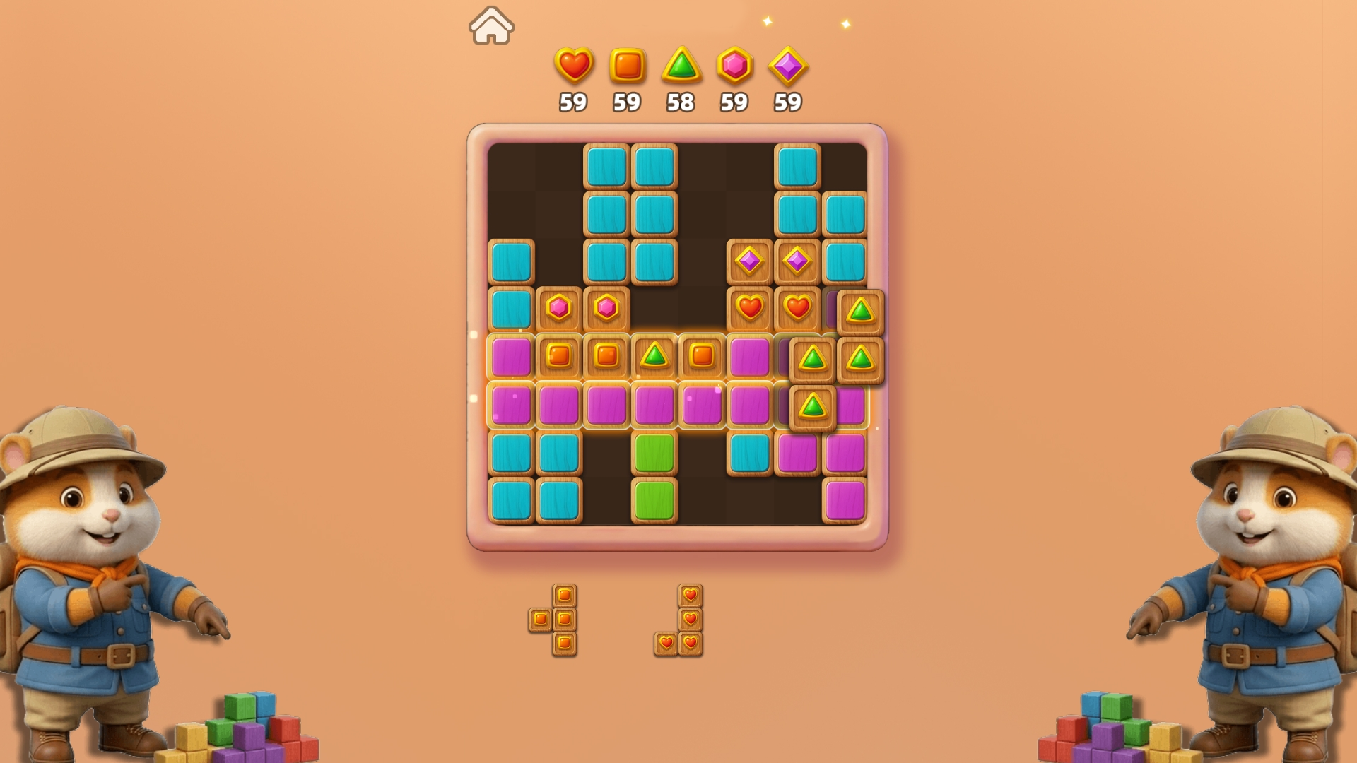Hamster Block Blast — screenshot 3