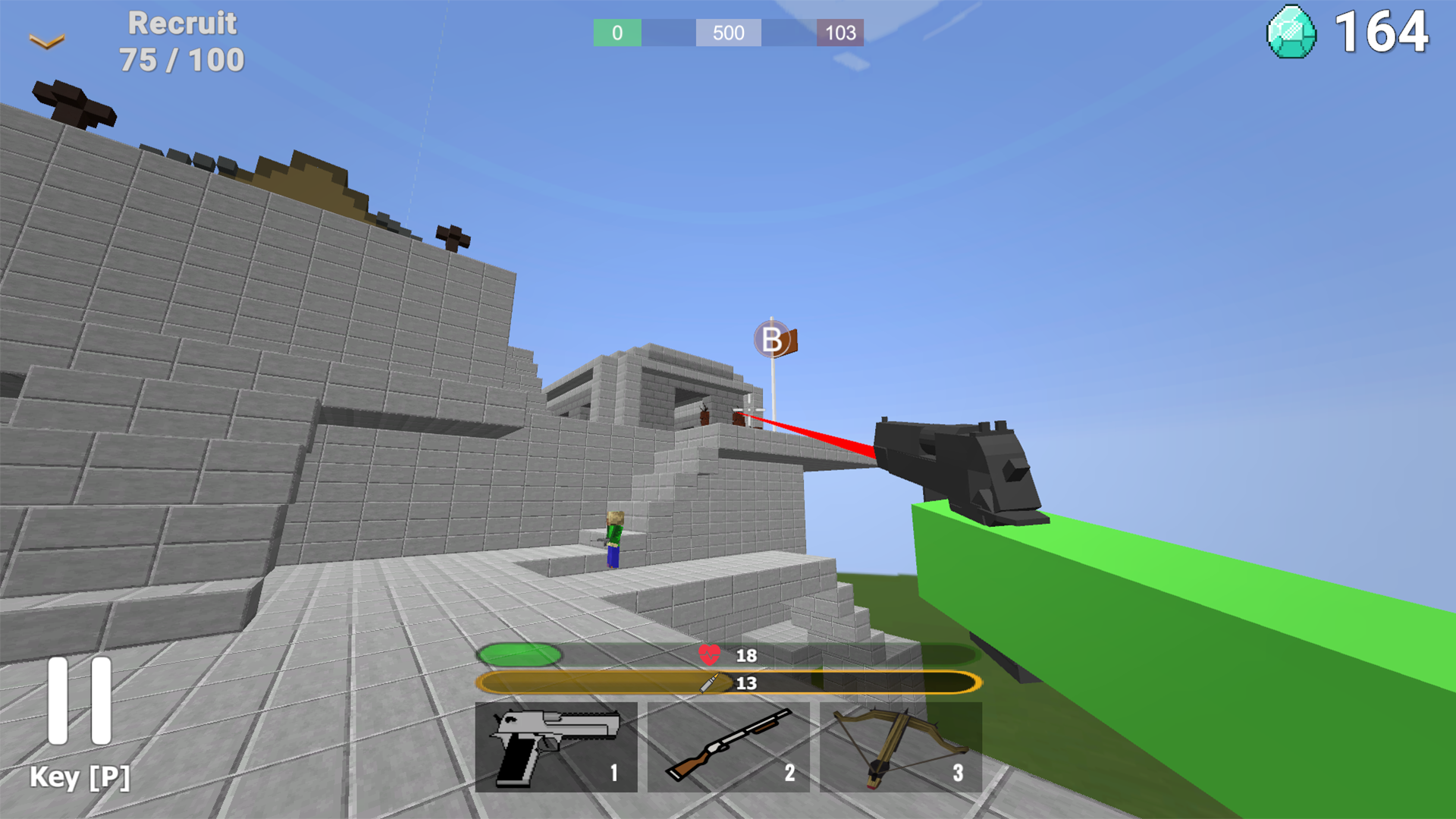 Deer VS Baldi: Front screenshot