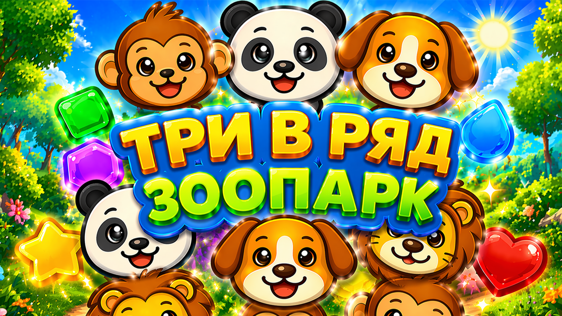 Три в ряд Зоопарк — screenshot 10