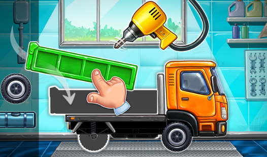 Construction Truck: Building Games for Kids  loading=