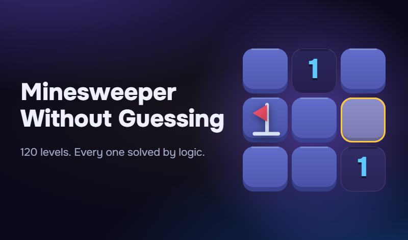 Minesweeper Without Guessing game cover