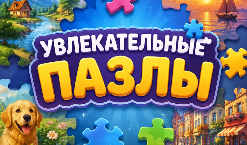 Увлекательные пазлы game cover