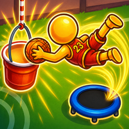 Trampoline Basketball 3D