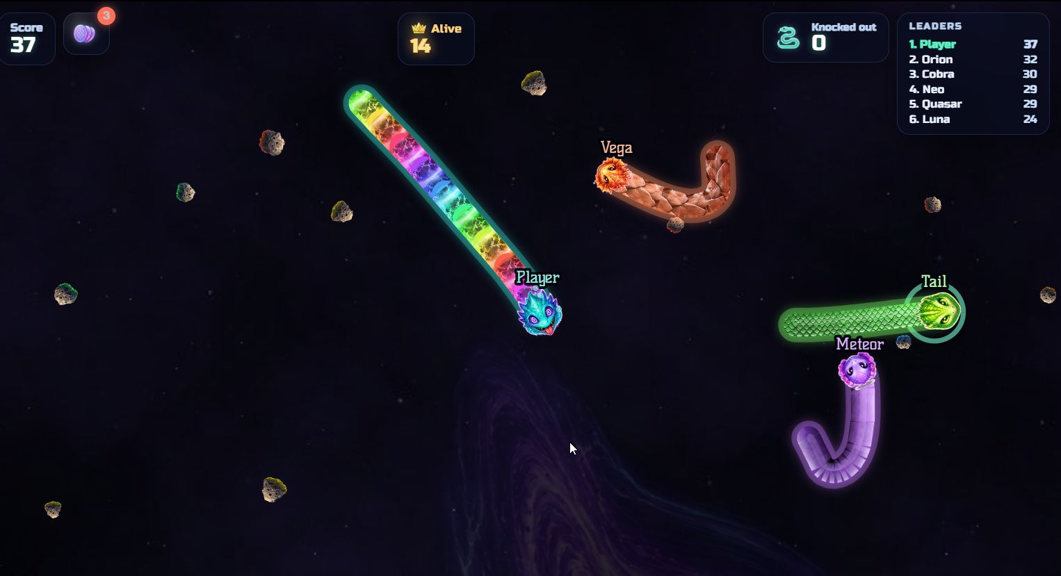 COSMOSNAKE: Meteor Devourer — screenshot 3