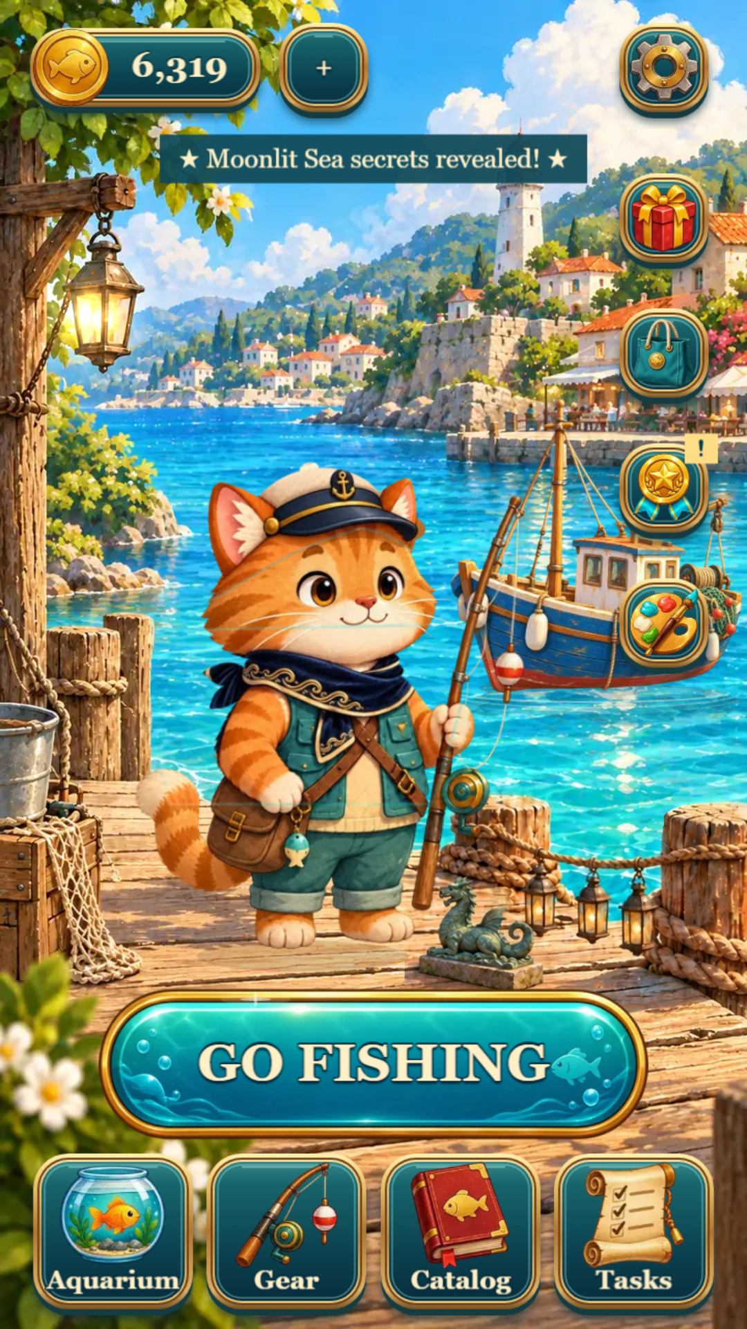 Fishing Cat: Dream Aquarium screenshot 5